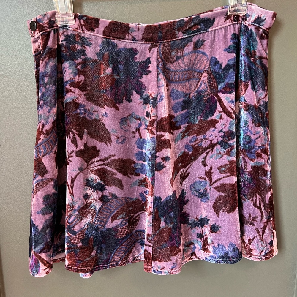 Urban Outfitters Velvet High-Waisted Skirt